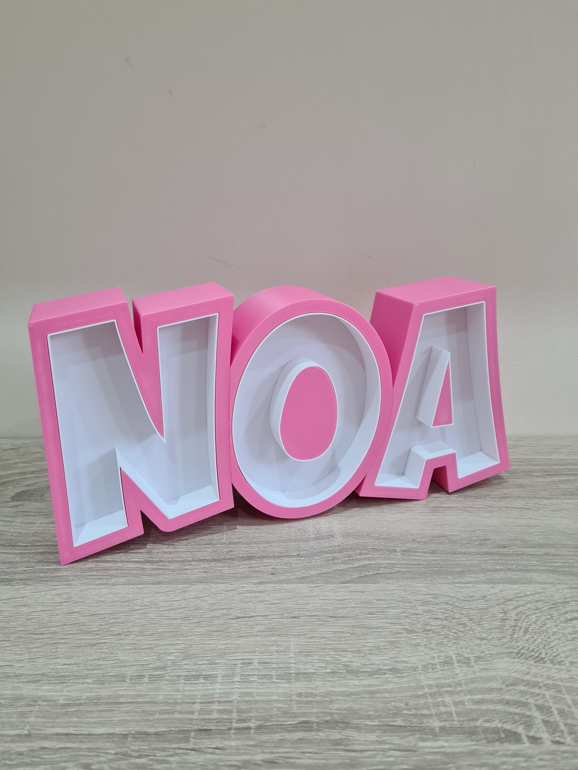 Nombres y Palabras 3d LED min.3 letras - 5