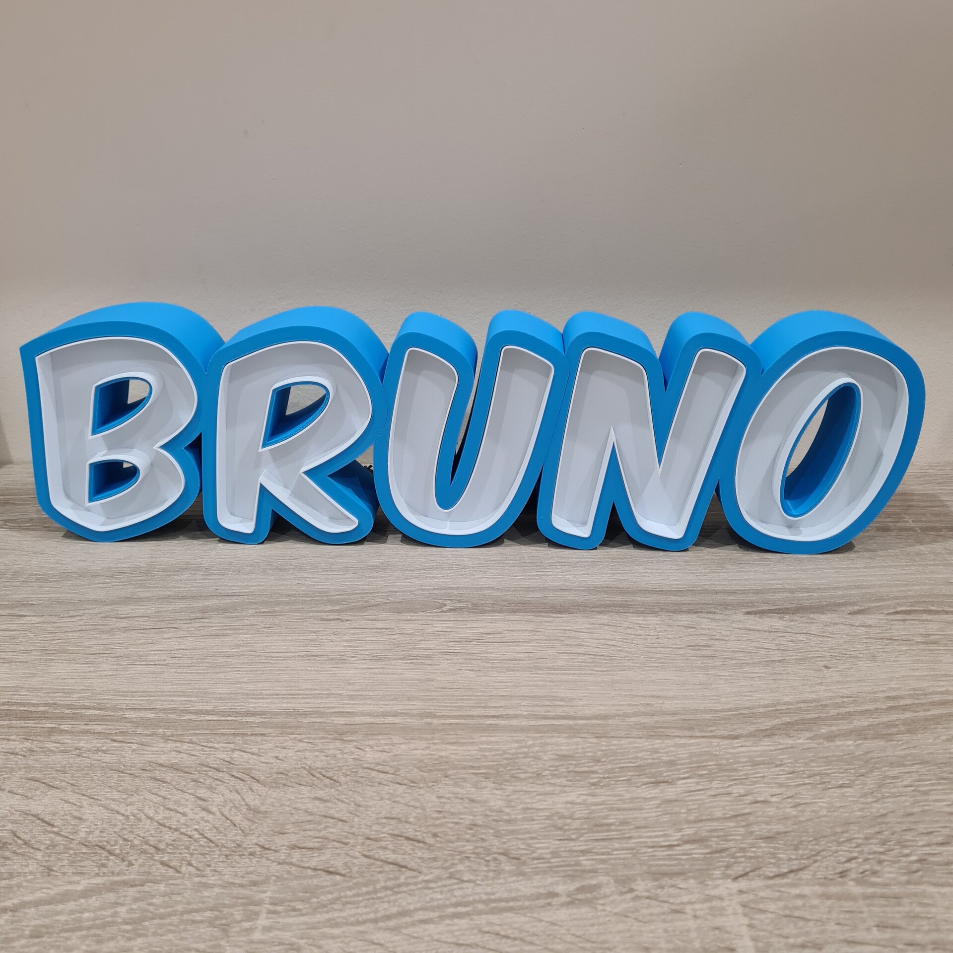 Nombres y Palabras 3d LED min.3 letras - 2
