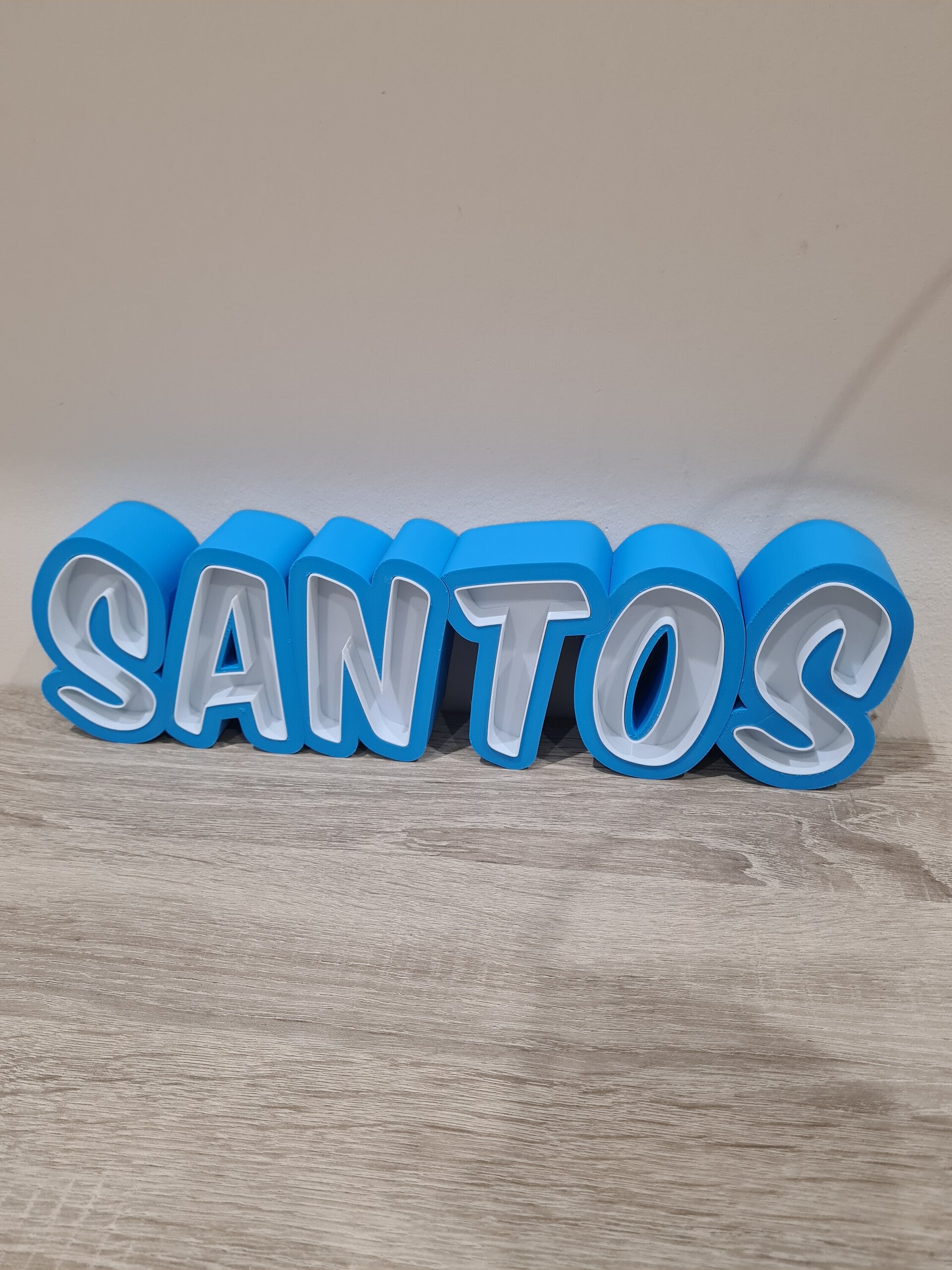 Nombres y Palabras 3d LED min.3 letras - 4